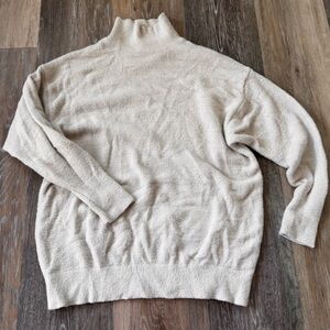 Cozy Beige Turtleneck Sweater
